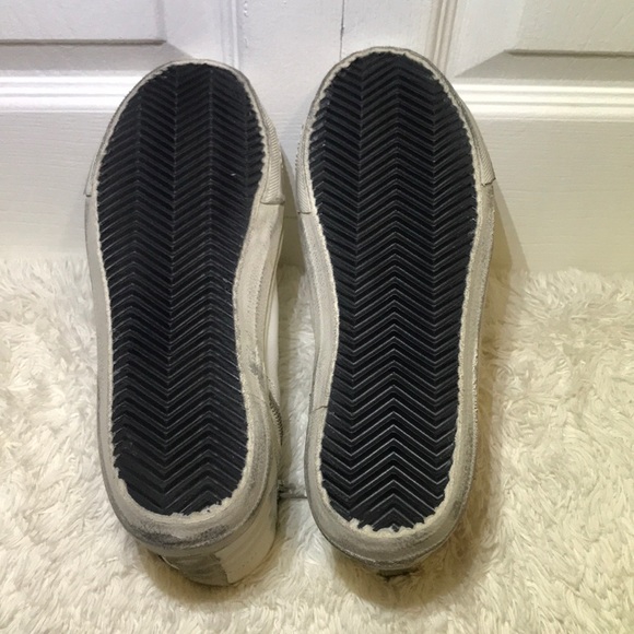 GOLDEN GOOSE “SLIDE” SUEDE & LEATHER SNEAKERS - Picture 8 of 8